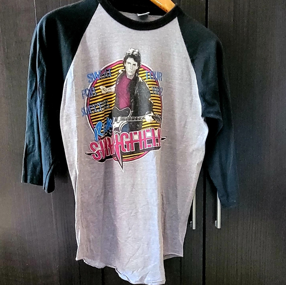 80s Vintage Rick Springfield concert shirt long